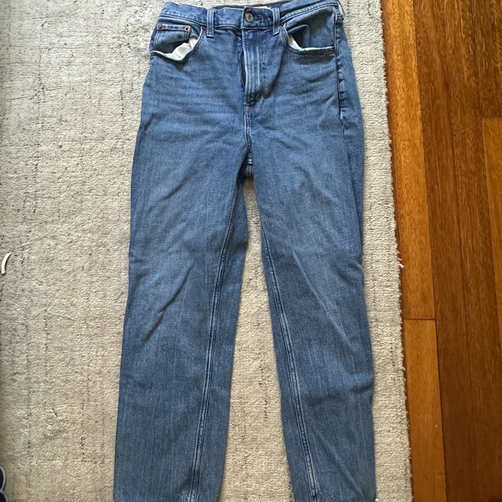 Abercrombie & Fitch Blue Straight Jeans